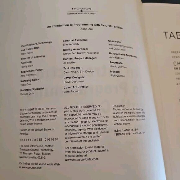 Introduction to Programming with C++ Visual C# .Net Lot 2 Trade Paperback Text - Picture 10 of 10